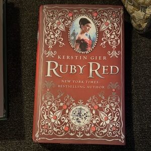Ruby Red Hard cover Book- Red